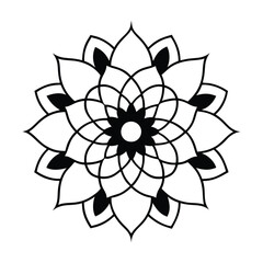 Professional Mandala Design with Symmetrical Layout and Intricate Details-56