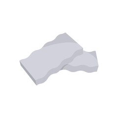 Magic Eraser Flat Icon, Vector illustration