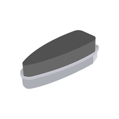 Shoes Sponge Flat Icon, Vector illustration