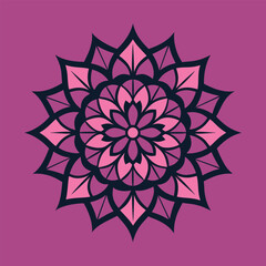 Professional Mandala Design with Symmetrical Layout and Intricate Details-84