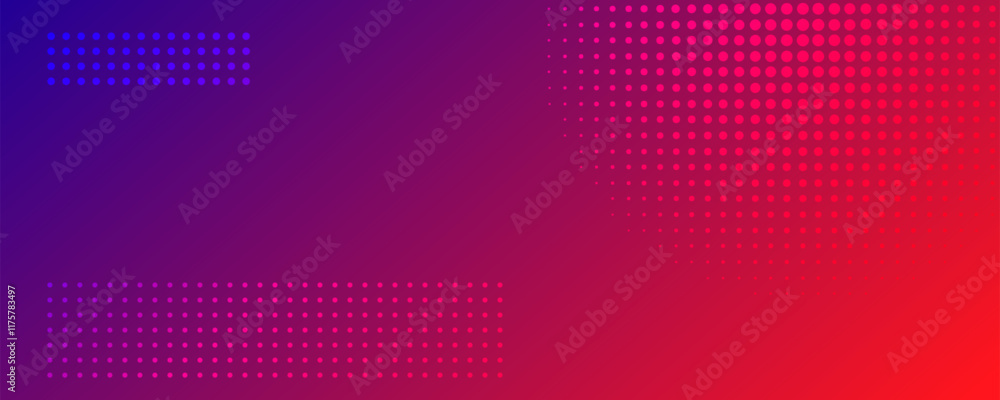 Poster abstract gradient geometric background with dots