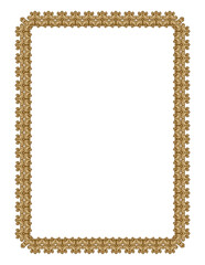 Decorative background with vintage frame.