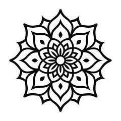 Professional Mandala Design with Symmetrical Layout and Intricate Details-97