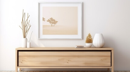 Minimalist Interior Design with Wooden Furniture and Neutral Decor