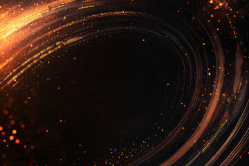 Obraz premium Purple Nebula in the Cosmos with Glowing Stars and Snowfall,Generated By Ai
