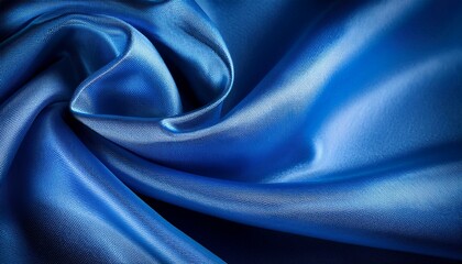 Obraz premium blue satin silk texture historical past