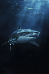 Fototapeta premium great white shark