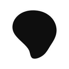 Elegant Seashell Silhouette in Black Vector Style