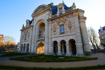 The Porte de Paris, a Triumphal Arch in Lille, the Nord department of France