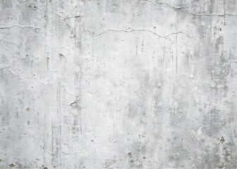 White Wall with Cracks Background
