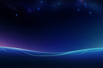 Obraz premium Starry night sky with stars and clouds, showcasing the beauty of space, universe, and astronomy,Generated By Ai