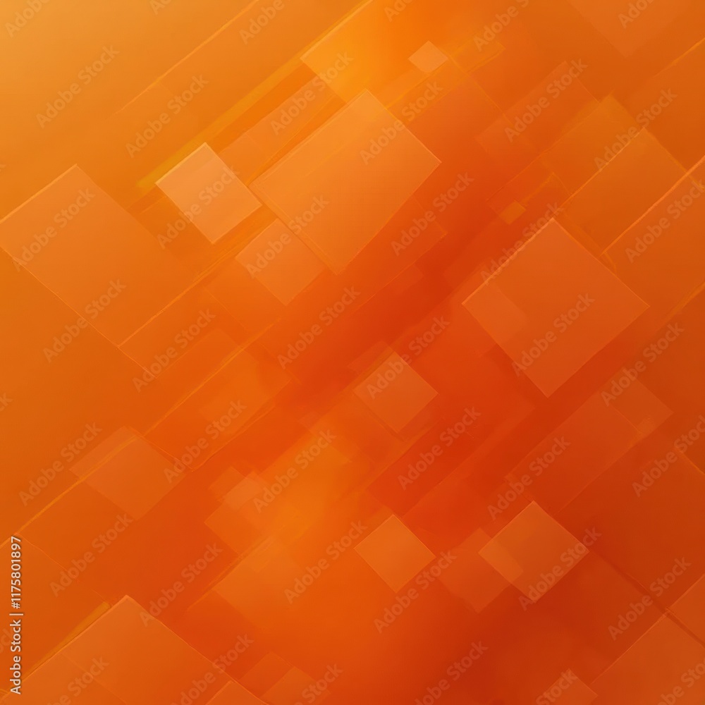 Aufkleber Abstract Orange Background with Pixelated Pattern