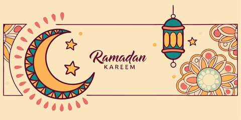 Naklejka premium Ramadan design 