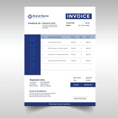 Invoice Design Template. Clean invoice template design. Simple Invoice Layout. Minimal Invoice Layout. Bill payment, Price receipt, Invoice bill, Bill Receipt and payment agreement. Invoice Set.