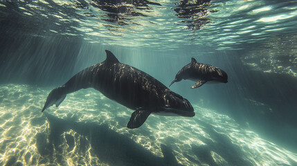 Fototapeta premium whale