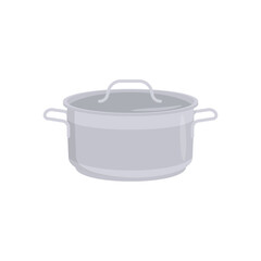 Cooking Pot Flat Icon, Vector illustration