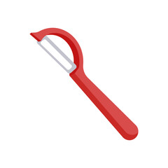 Potato Peeler Flat Icon, Vector illustration