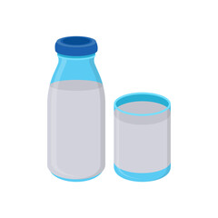 Milk Flat Icon, Vector illustration