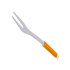 BBQ Fork Flat Icon, Vector illustration