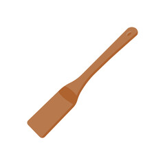 Flat Spatula Flat Icon, Vector illustration