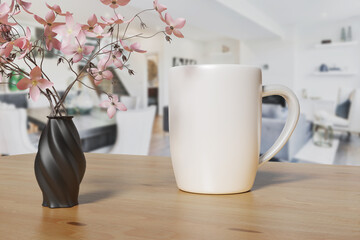 Ceramic Coffee Mug Mockup for showcasing your design to clients