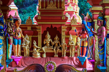 Nuwara Eliya city. Aadishakti Sita Amman Temple. Sri Lanka.