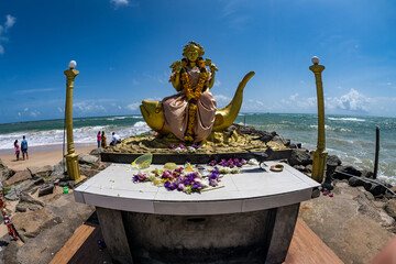 The Seenigama Sri Devol Shrine in Sri Lanka