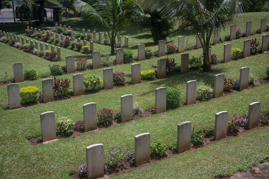 Commonwealth War Graves Cemetary in Kandy, Sri Lanka