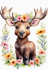 Naklejka premium Moose