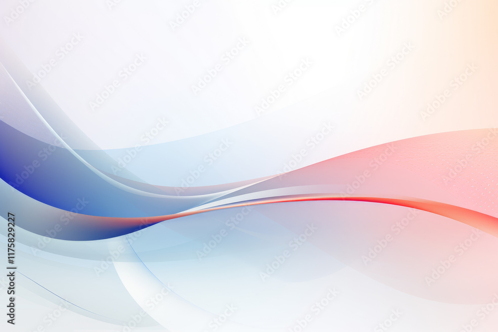 Wall mural dynamic blue wave design background for presentation background,generated by ai