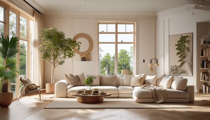 minimalistisches Wohnzimmer