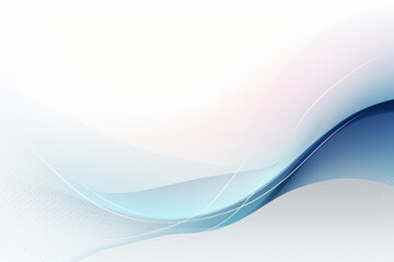 Obraz premium Blue wave flow abstract background design for presentation background,Generated By Ai