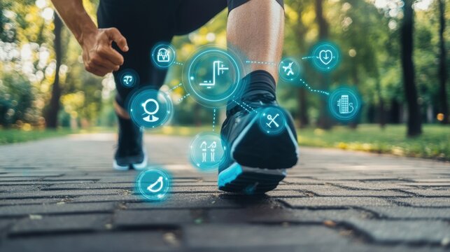 Fitness Icons for Motivation and Wellness in Exercise