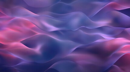 Obraz premium Abstract digital art piece that appears to be made up of wavy lines in different shades of pink and purple.