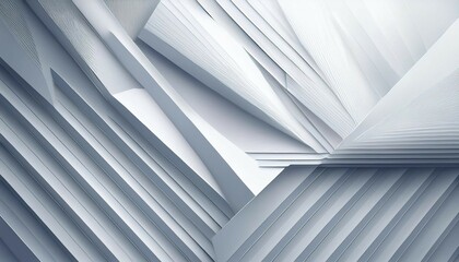 Obraz premium abstract white geometrical background