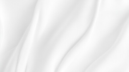 Obraz premium Abstract white fabric texture with soft folds and drapes.