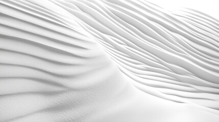 Obraz premium Abstract white wavy texture background.