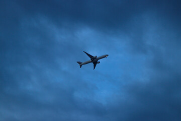 airplane in the sky