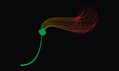 green and yellow flower