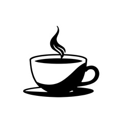 Coffee cup with steam rising, representing warmth and comfort in a cozy setting