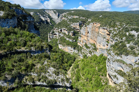 Barranco de la Choca at Sierra y Canones de Guara natural park, Somontano de Barbastro, province of Huesca, Aragon