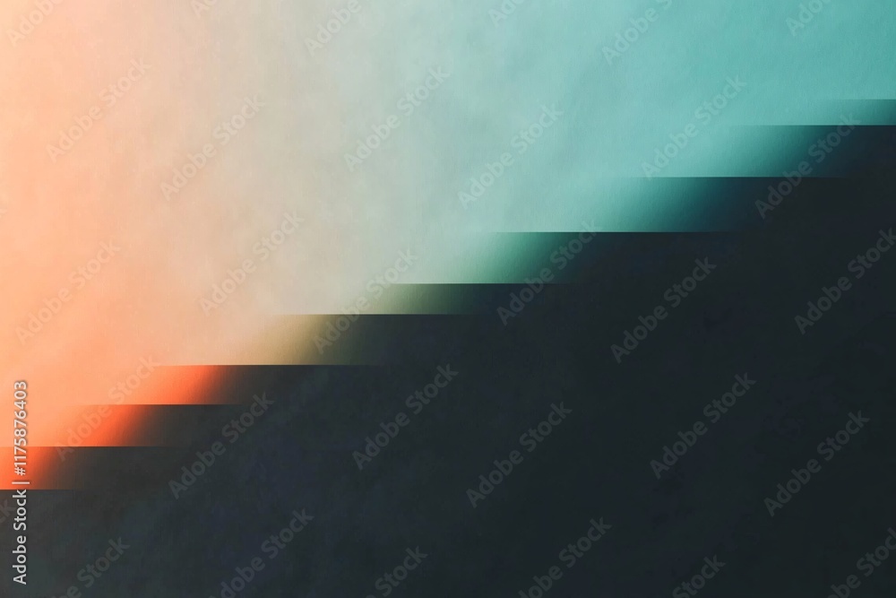 Poster dynamic abstract art displaying gradients digital canvas visual artwork contemporary environment art