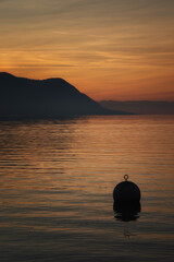 Atardecer en Montreux, Suiza