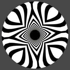 Black And White Illustrations hole in circle