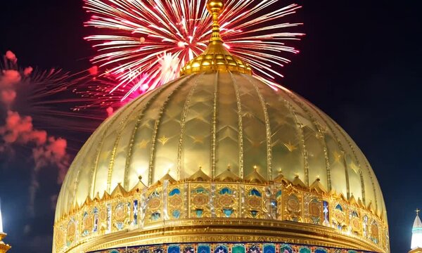 Eid Mubarak colorful luxury Islamic