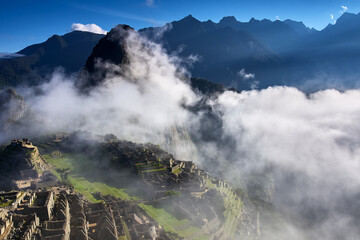As the first rays of sunlight kiss the ancient stones, Machu Picchu awakens in all its timeless glory. A breathtaking blend of history, mystery, and natural beauty.
