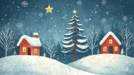 Fototapeta premium Winter Wonderland Scene