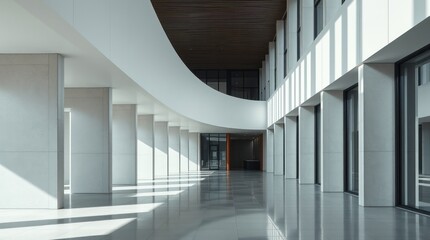 Obraz premium corridor in modern building