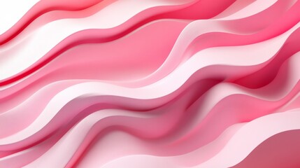 Fototapeta premium Abstract Pink Waves