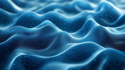 Obraz premium Abstract Blue Waves